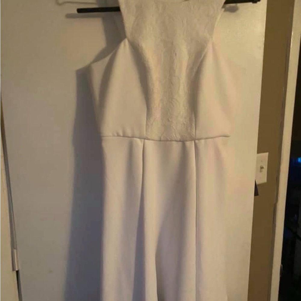 NWOT BCBGeneration high neck White Dress